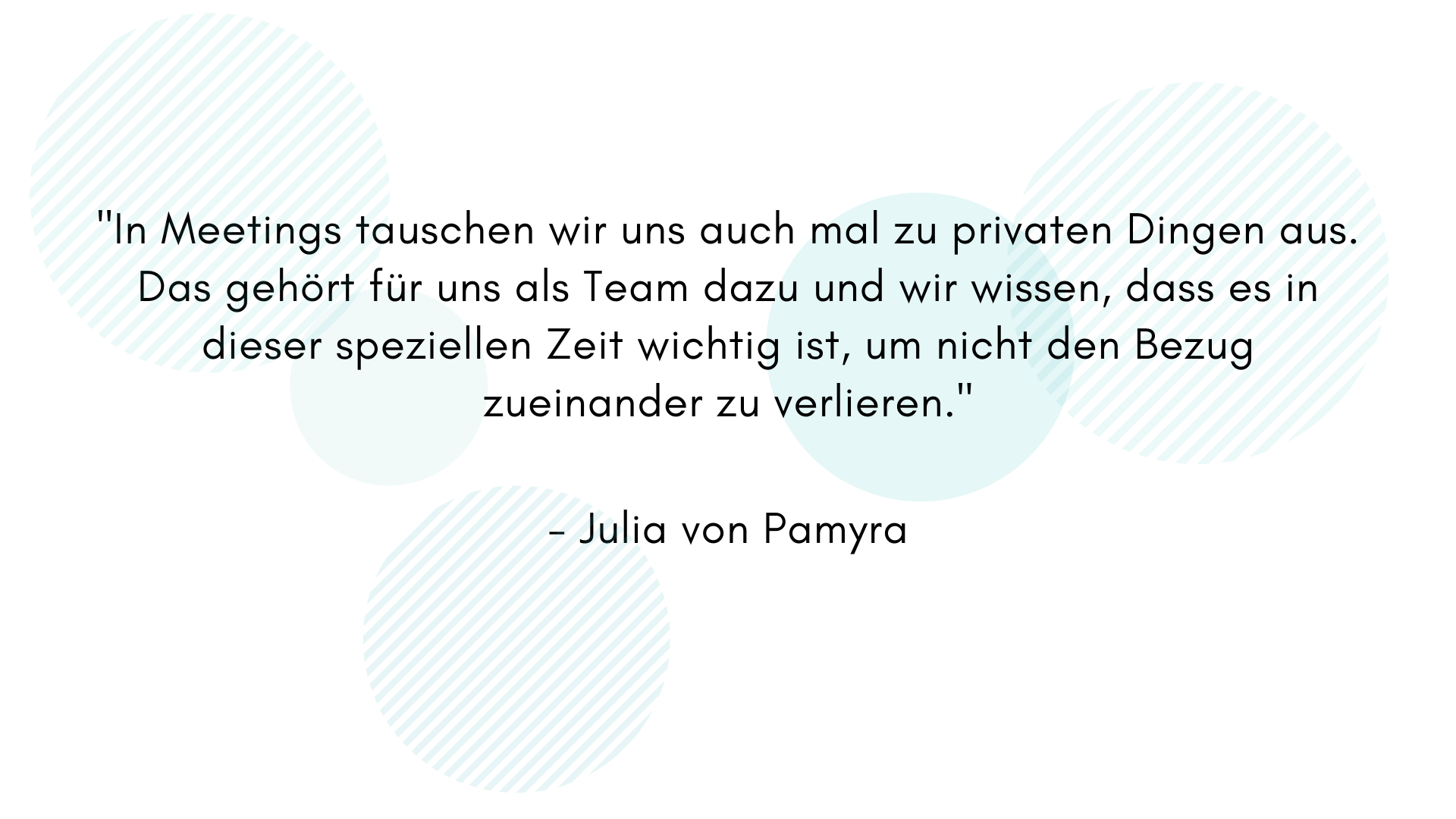 Zitat zu Meetings Julia hearthunting. Blog